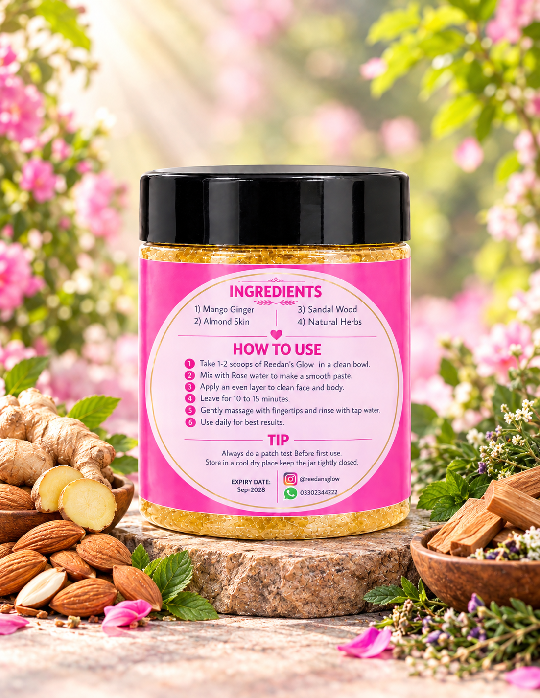Reedan’s Glow – Pure Herbal Skin Care Powder | 140g